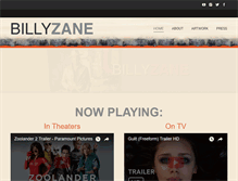 Tablet Screenshot of billyzane.com